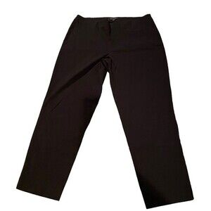 Lafayette 148‎ super stretch relaxed fit ankle dress pants black size 12